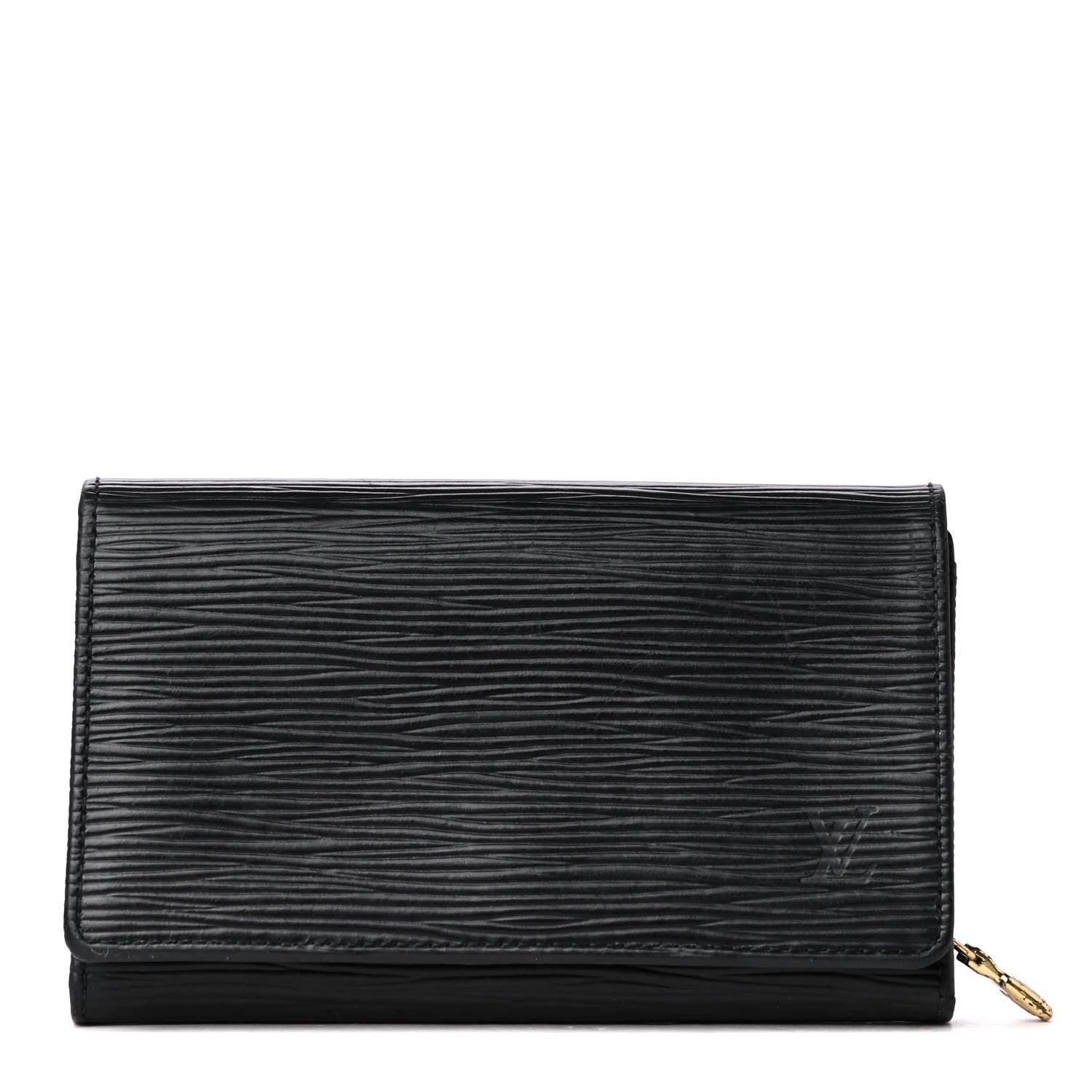 Louis Vuitton Epi Porte-Monnaie Billets Tresor Wallet Black 1 of 4