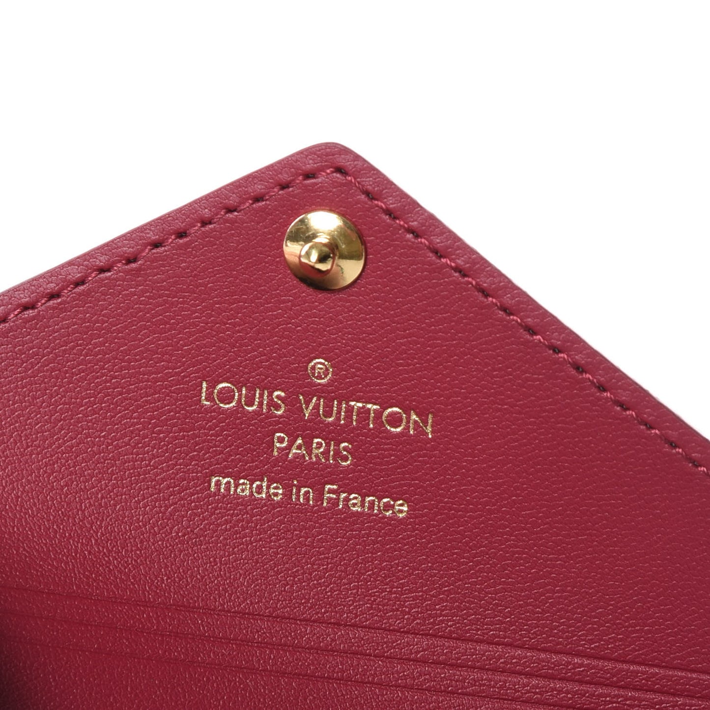 Monogram Small Kirigami Pochette Insert Fuchsia