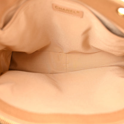 Chanel Caviar Quilted Grand Shopping Tote GST Dark Beige 5 of 10
