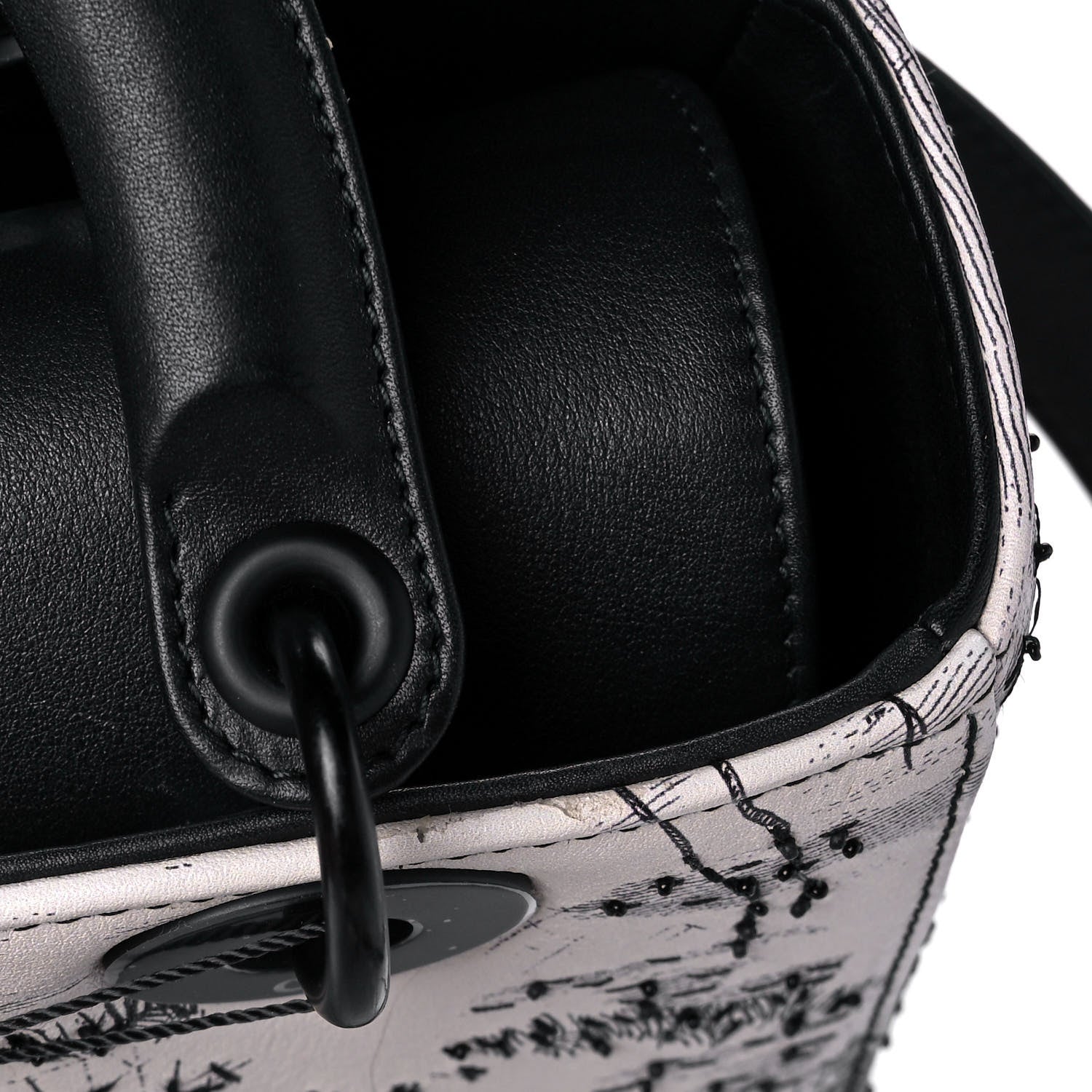 Christian Dior Ultra Matte Embroidered Medium Lady Dior Black 15 of 15