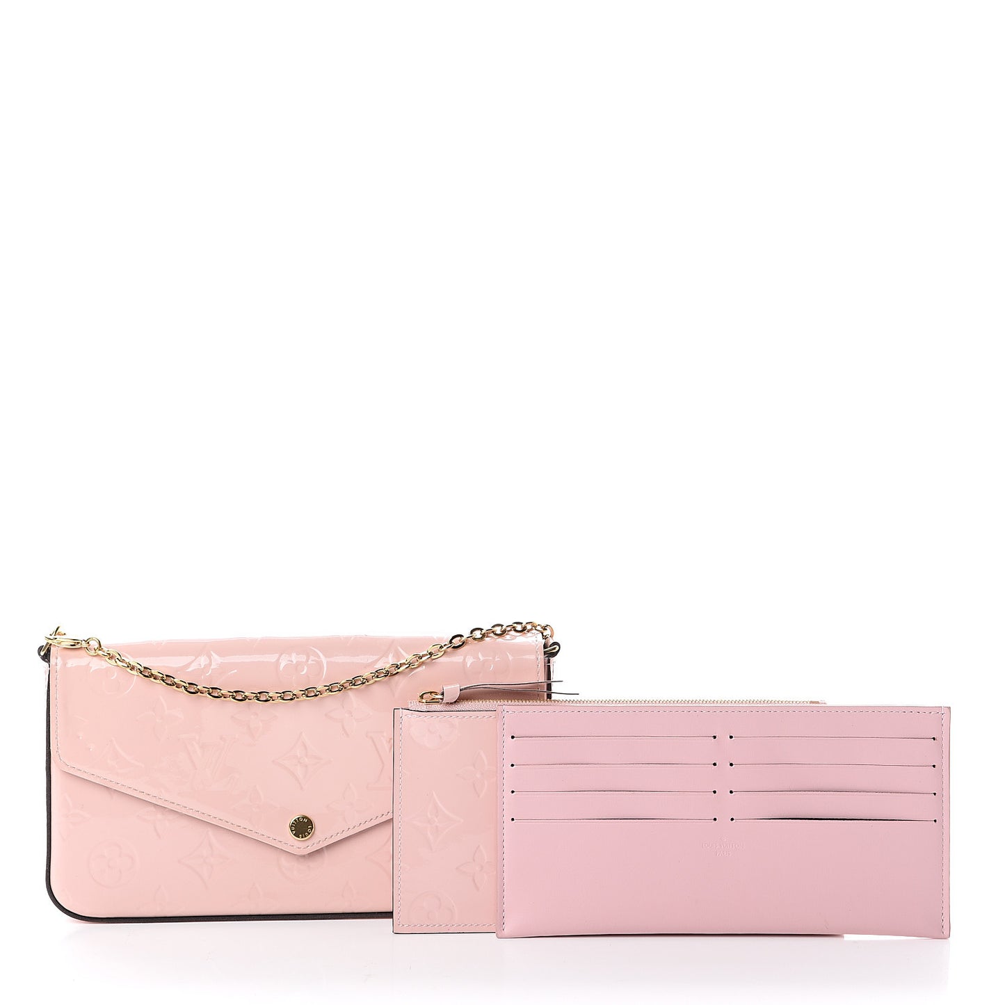 Vernis Felicie Chain Wallet Rose Ballerine