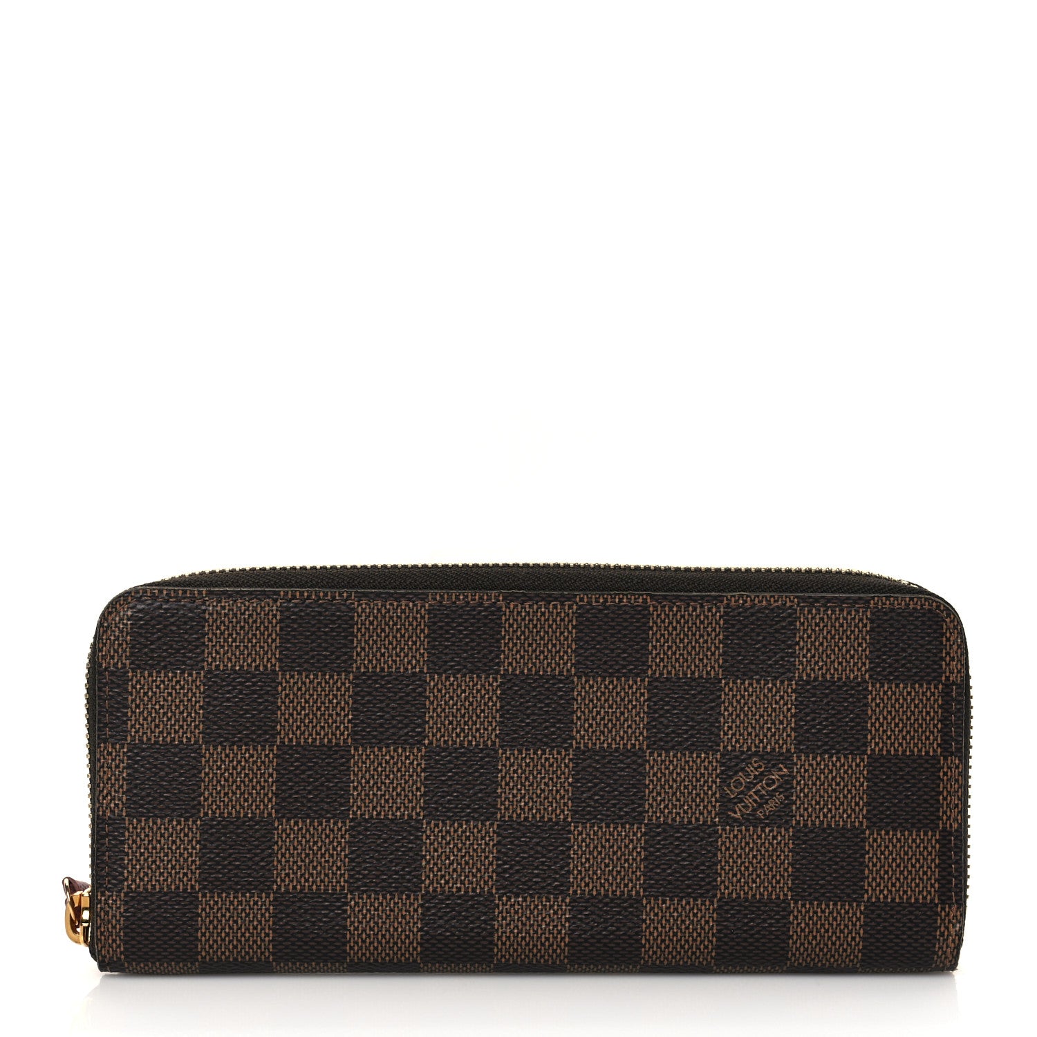 Louis Vuitton Damier Ebene Clemence Wallet Cherry 1 of 7