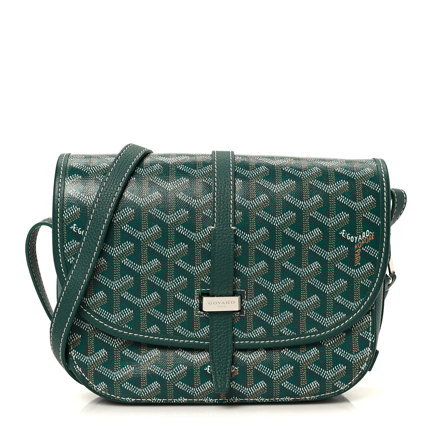 Goyardine Belvedere II PM Messenger Bag Green