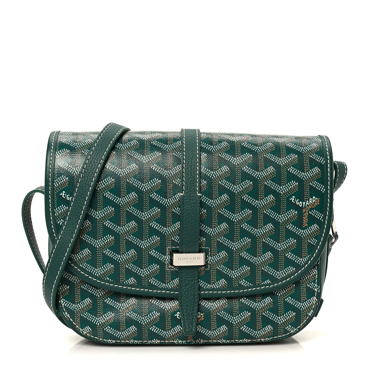 Goyard Goyardine Belvedere II PM Messenger Bag Green 1 of 10
