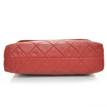 Chanel Leather Quilted In the Business Flap Bag Red 5 of 11