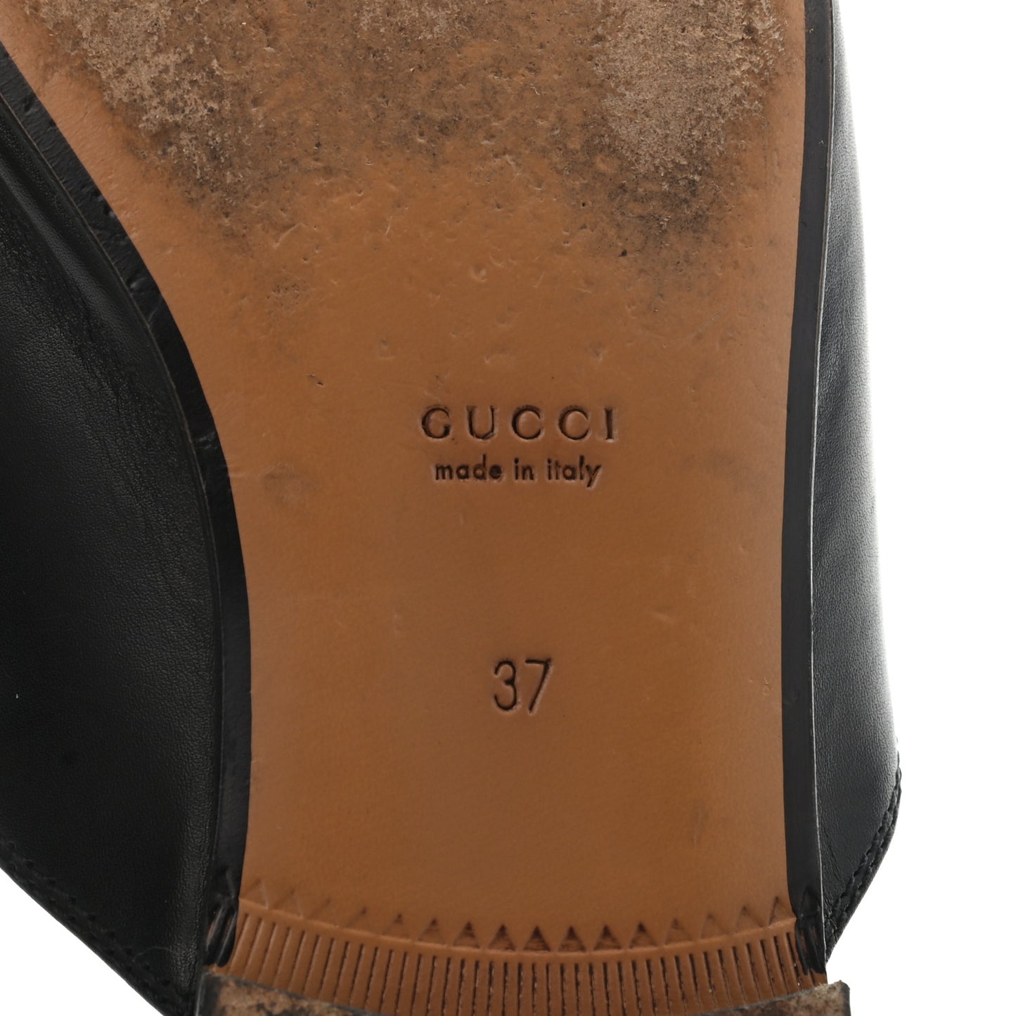 Calfskin Womens Princetown Slippers 37 Black