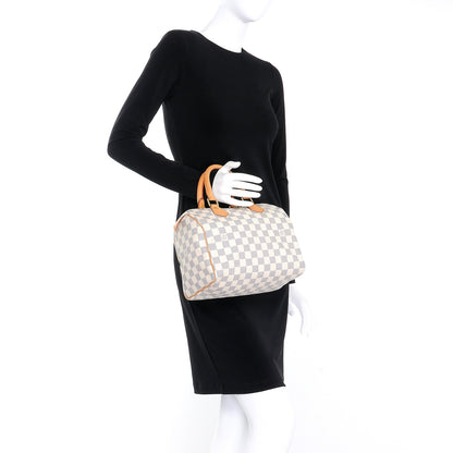 Louis Vuitton Damier Azur Speedy 25 2 of 10