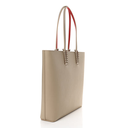 Christian Louboutin Calfskin Empire Spikes Cabata Tote Saharienne 3 of 11