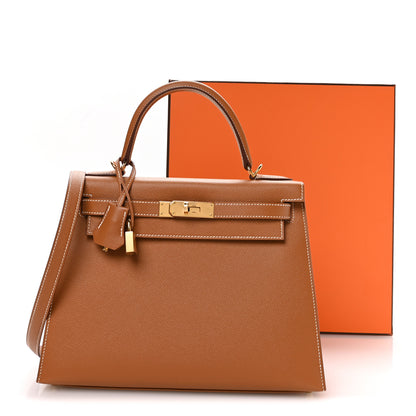 Hermes Epsom Kelly Sellier 28 Gold 11 of 11