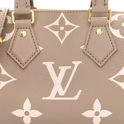 Louis Vuitton Empreinte Monogram Giant Speedy Bandouliere 20 Creme Beige 7 of 9