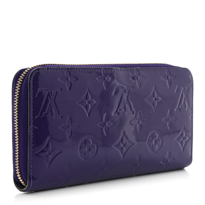 Louis Vuitton Vernis Zippy Wallet Blueberry 3 of 12