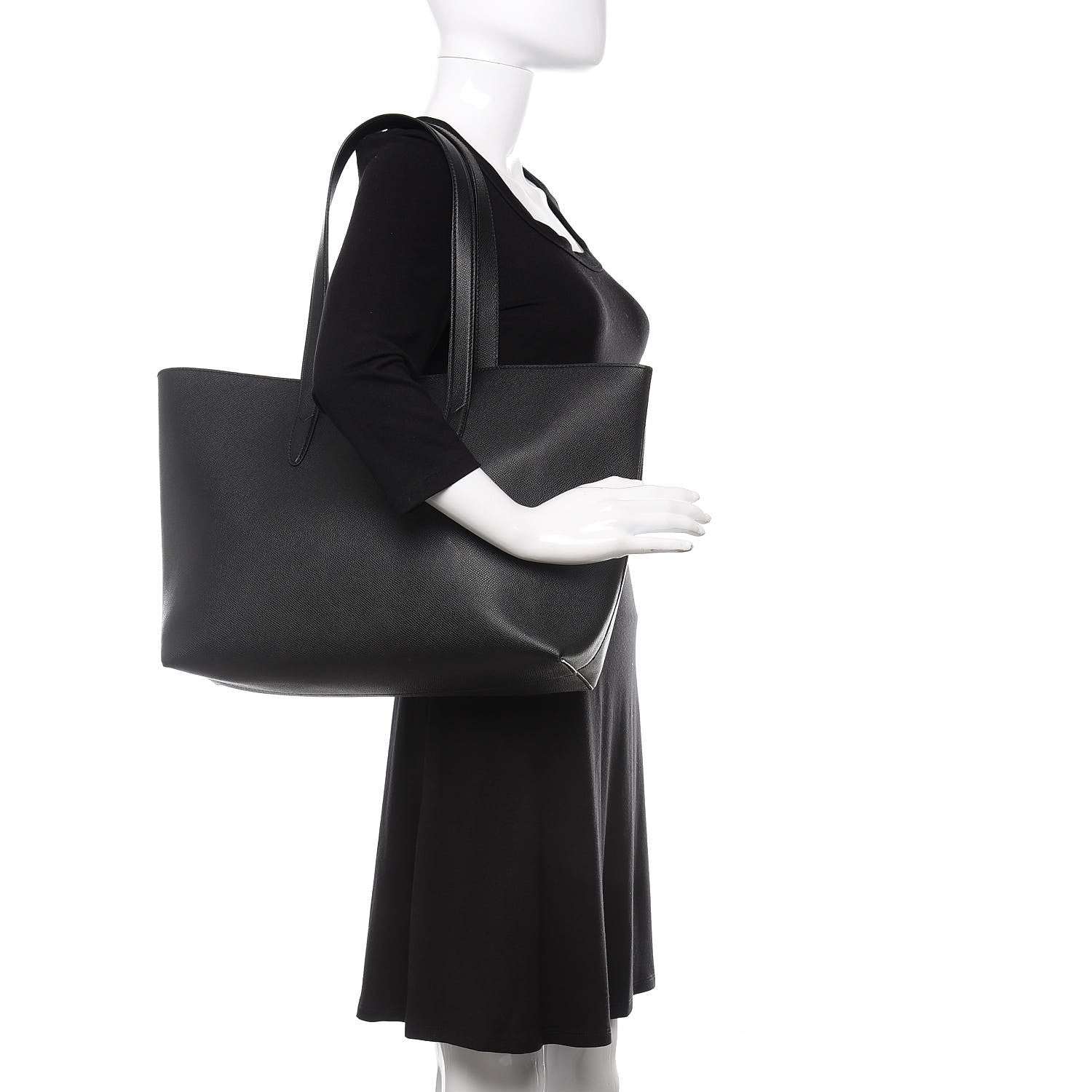 Dolce & Gabbana Dauphine Stampa Morrbida Shopping Tote Black 3 of 10
