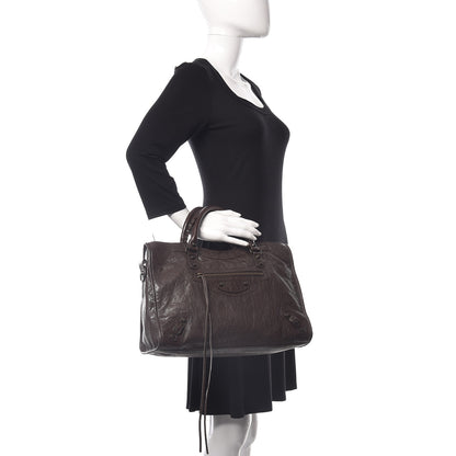 Balenciaga Agneau Classic Hardware City Charbon 2 of 11