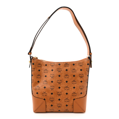 MCM Visetos Medium Klara Hobo Cognac 1 of 9