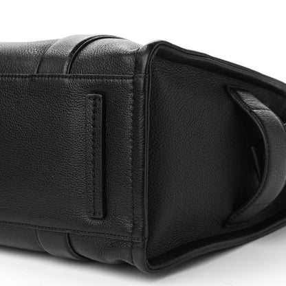 Marc Jacobs Grained Calfskin Medium The Tote Bag Black 9 of 10