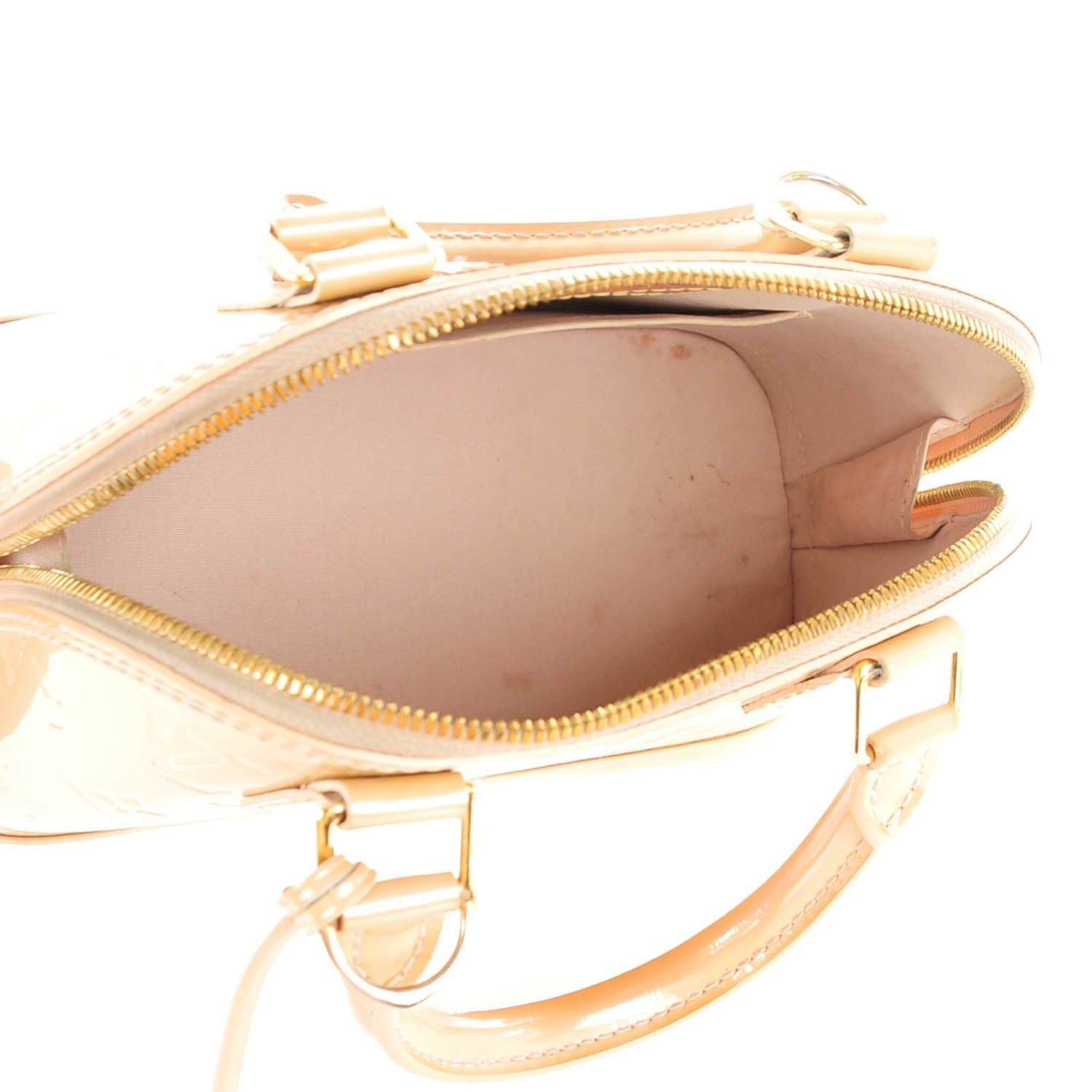 Louis Vuitton Vernis Alma BB Noisette 5 of 7