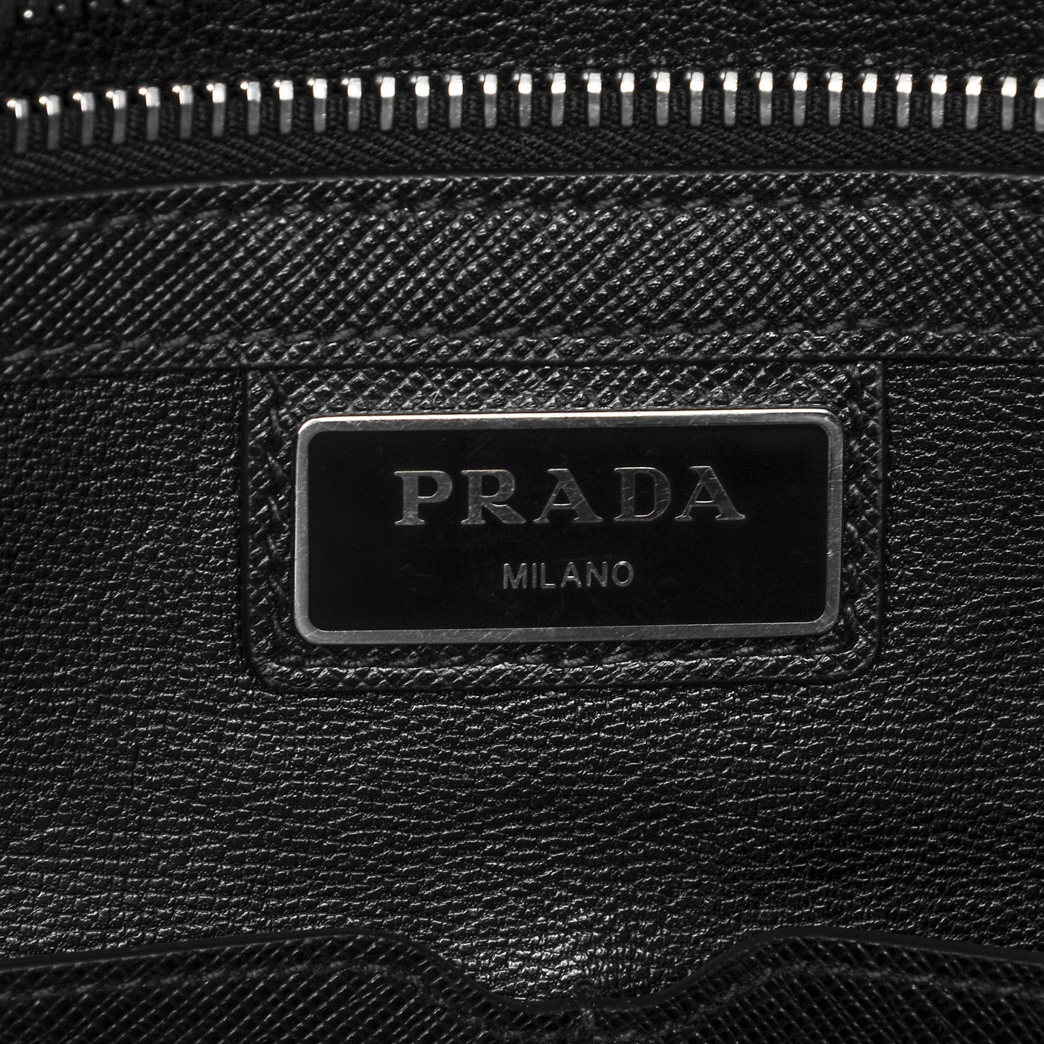 Prada Saffiano Travel Briefcase Nero Black 6 of 8