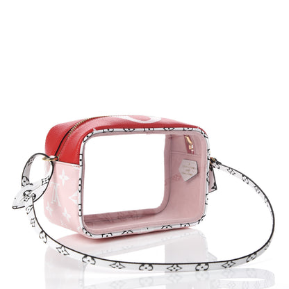 Louis Vuitton Monogram Giant Beach Pouch Rouge 3 of 9