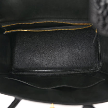 Hermes Shiny Porosus Crocodile Birkin 30 Black 5 of 13