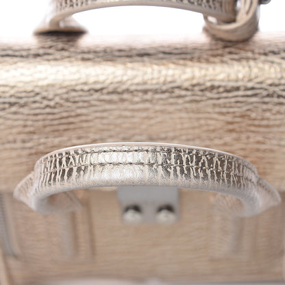 3.1 Phillip Lim 3.1 Textured Calfskin Mini Pashli Satchel Nude Platinum 9 of 9