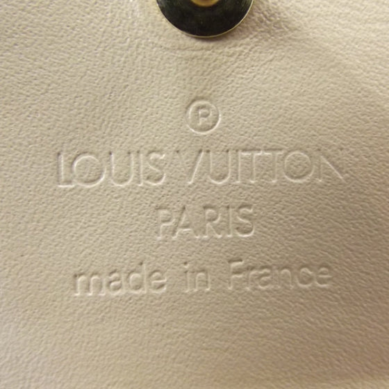Louis Vuitton Monogram Cherry Blossom Porte-Monnaie Plat Coin Purse Brown 6 of 7