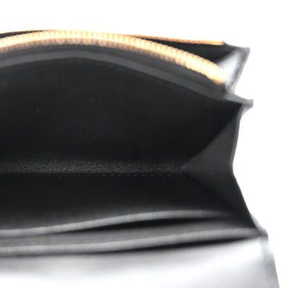Christian Dior Supple Calfskin Cannage Caro Glycine Wallet Black 5 of 8