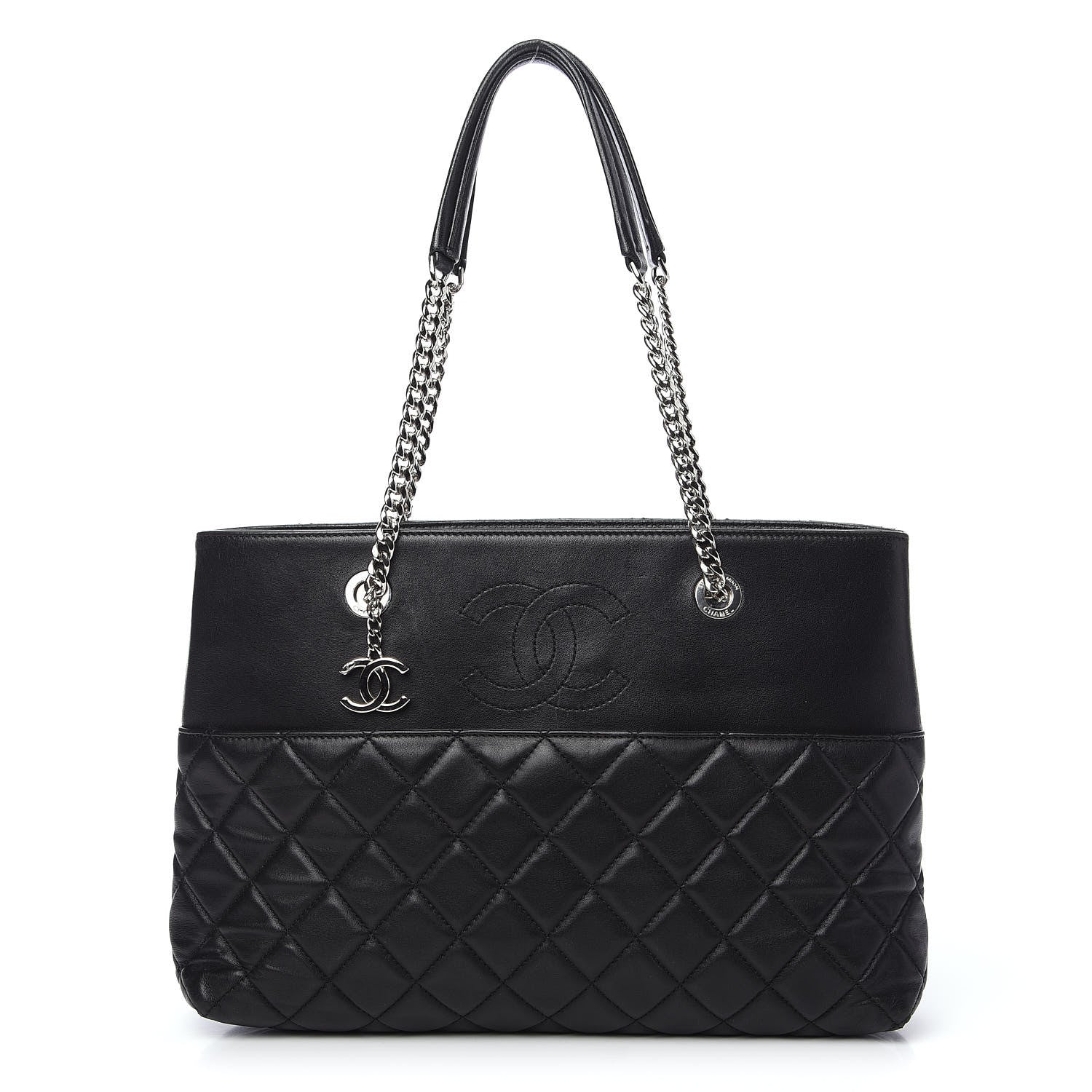 Chanel Lambskin Quilted Medium Urban Delight Tote Black 1 of 14