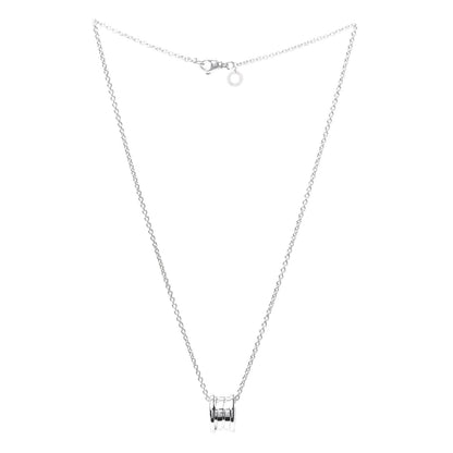Bulgari 18K White Gold B.Zero1 Pendant Necklace 3 of 4