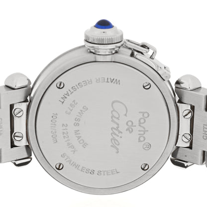 Cartier Stainless Steel 27mm Miss Pasha Quartz Watch Silver 4 of 4