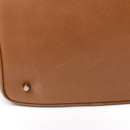 Burberry Canvas Mega Check Medium Ashby Hobo Saddle Brown 9 of 10