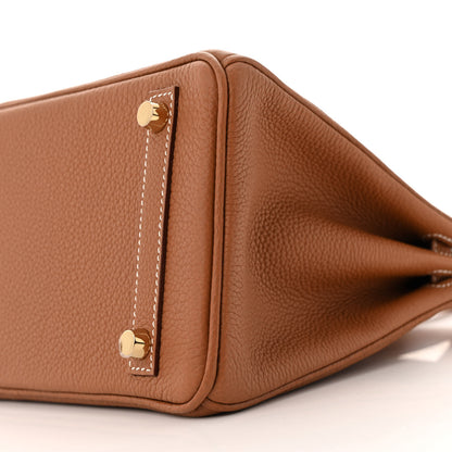 Hermes Togo Birkin 25 Gold 10 of 11