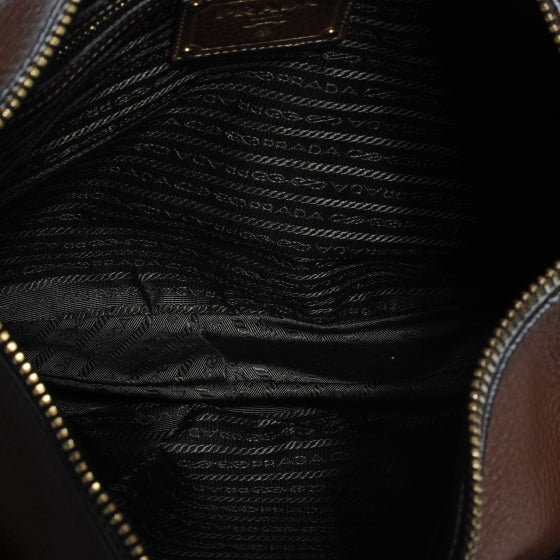 Vitello Daino Shoulder Bag Bruciato