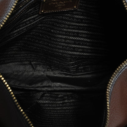 Prada Vitello Daino Shoulder Bag Bruciato 6 of 9