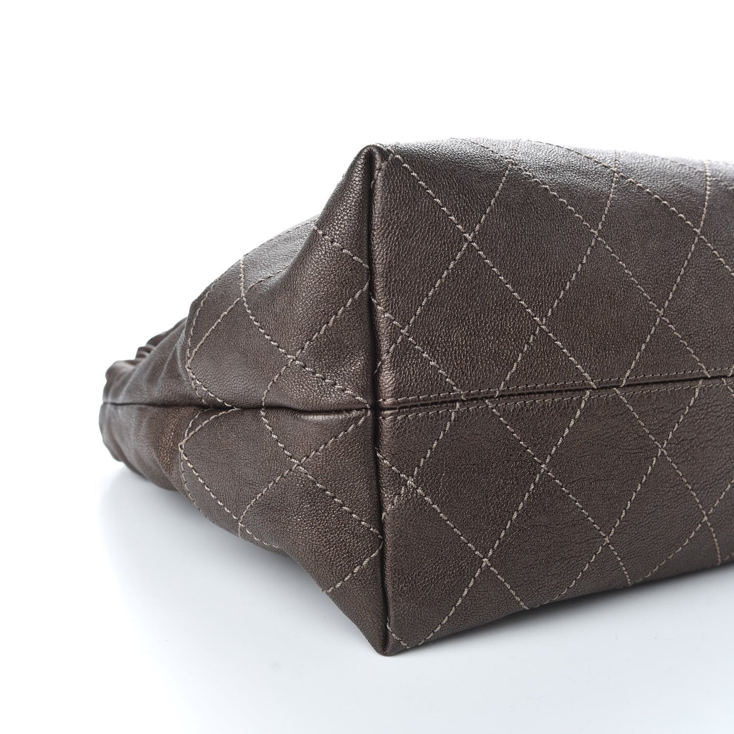 Metallic Calfskin Baby Coco Cabas Bronze
