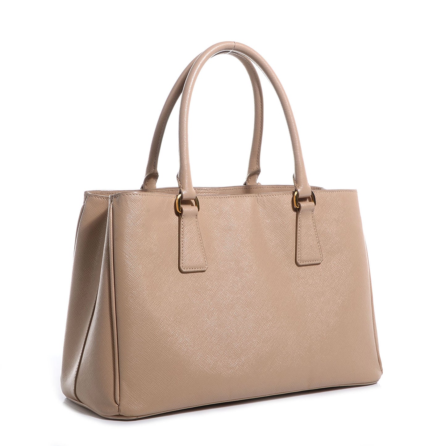 Saffiano Lux Medium Tote Sabbia