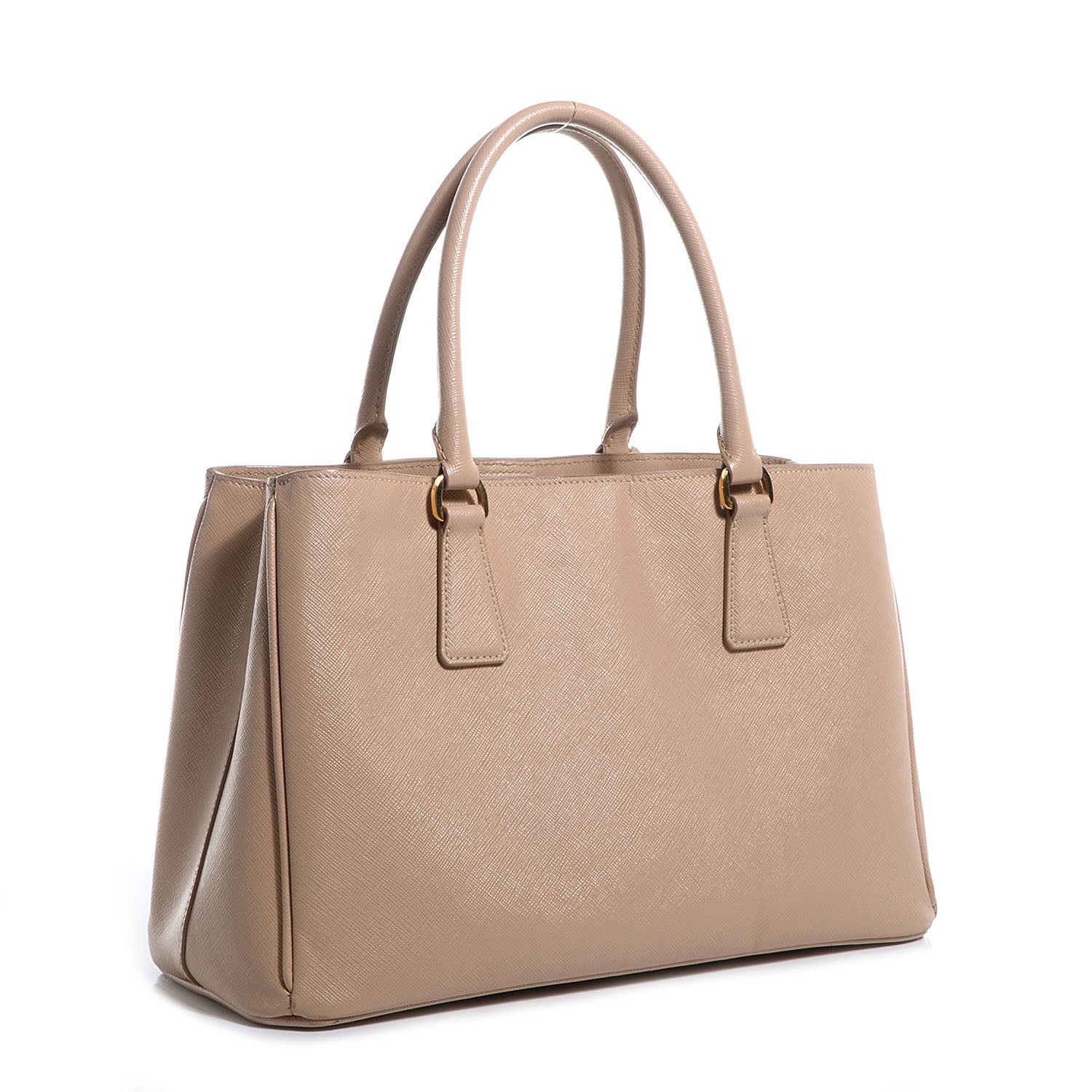 Prada Saffiano Lux Medium Tote Sabbia 4 of 11