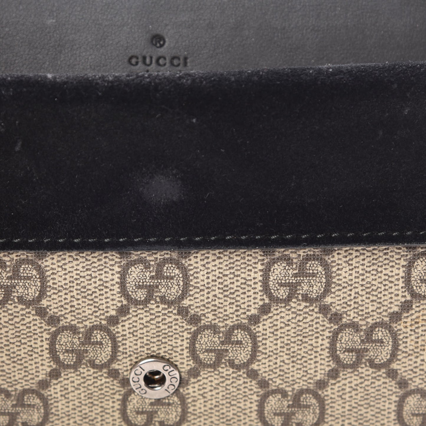 GG Supreme Monogram Super Mini Dionysus Shoulder Bag Black