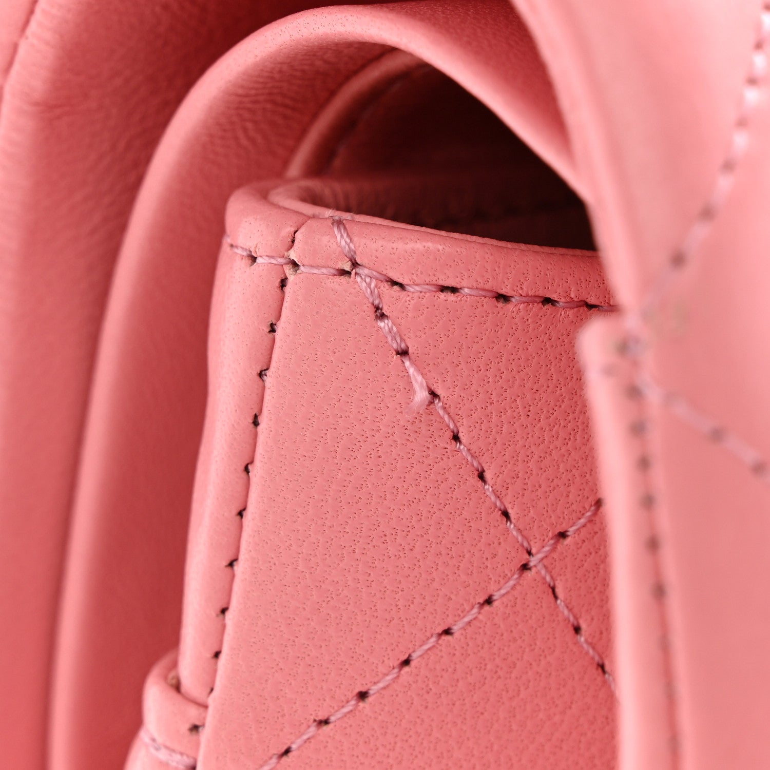 Chanel Lambskin Quilted Medium Double Flap Rose Pink 12 of 14