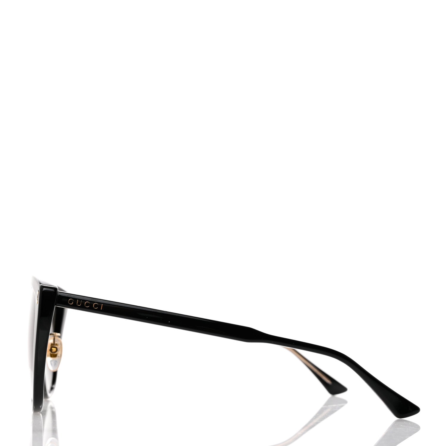 Gucci Acetate Cat Eye Sunglasses Black 3 of 9