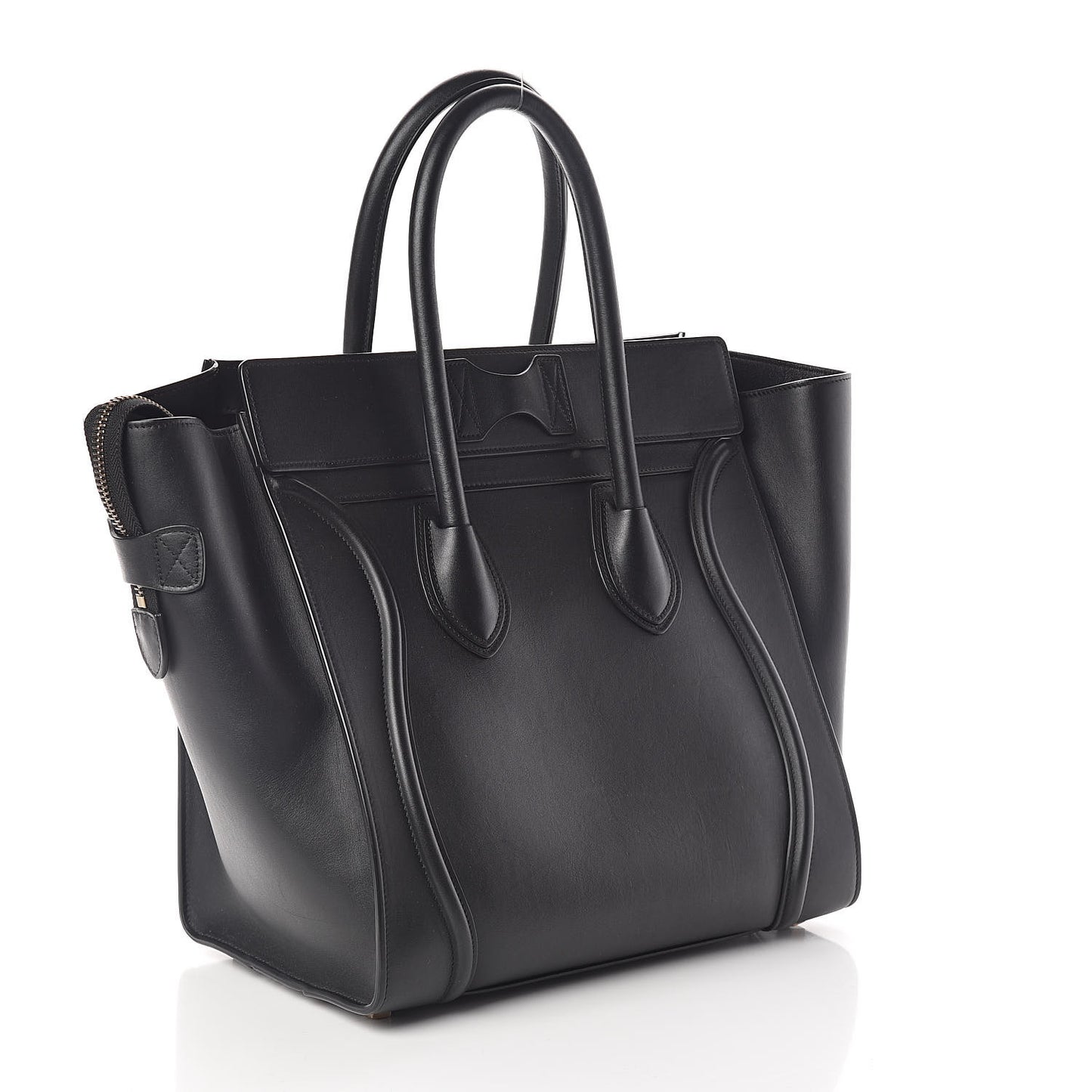 Smooth Calfskin Mini Luggage Black