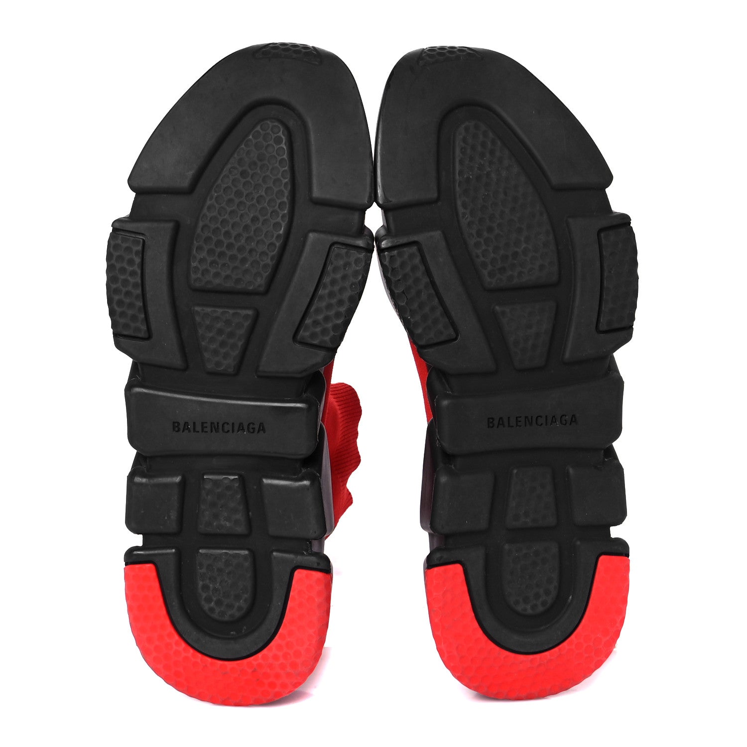 Balenciaga Neoprene Knit Mens Speed Sneakers 45 Red Black 6 of 11
