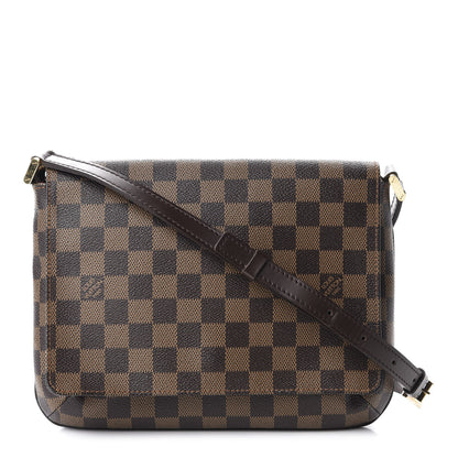 Louis Vuitton Damier Ebene Musette Tango Long Strap 1 of 10
