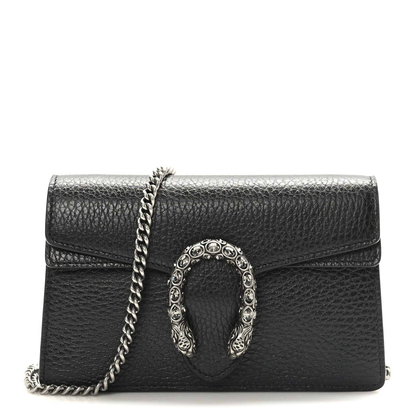 Calfskin Super Mini Dionysus Shoulder Bag Black