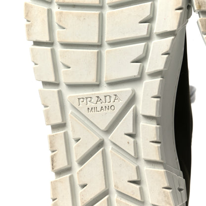 Prada Re-Nylon Gabardine Triangle Logo Double Wheel 50mm Sneakers 39 Militare 6 of 7