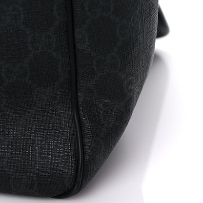 Gucci GG Plus Monogram Medium Flap Messenger Bag Black 13 of 17