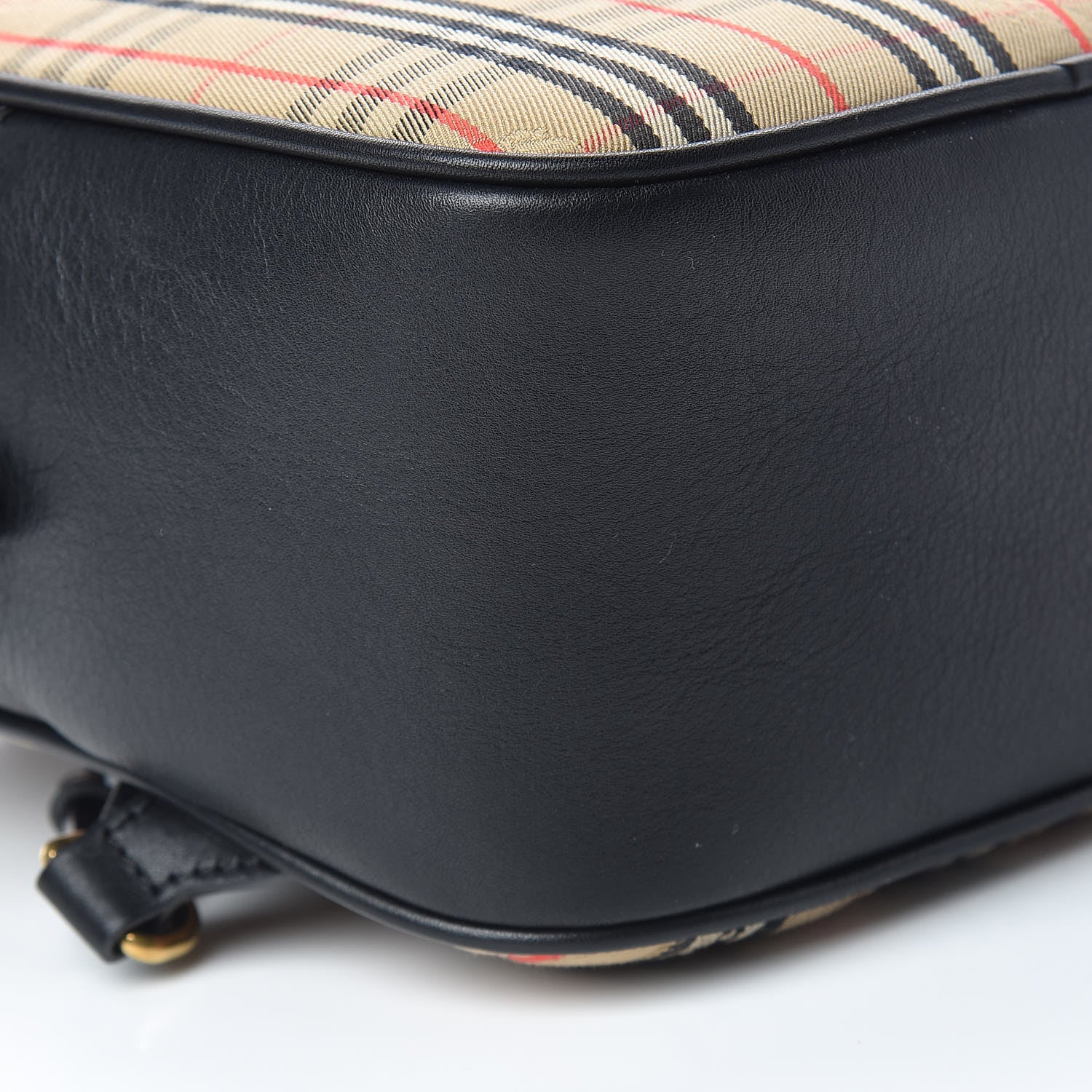 Burberry Smooth Calfskin 1983 Knight Check Link Backpack Black 9 of 10