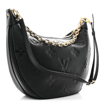Louis Vuitton Empreinte Monogram Giant Loop Hobo Black 4 of 10