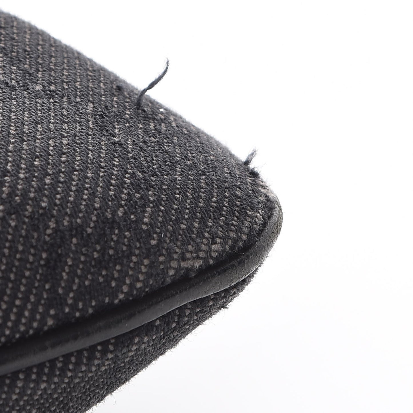 Monogram Flat Messenger Bag Black