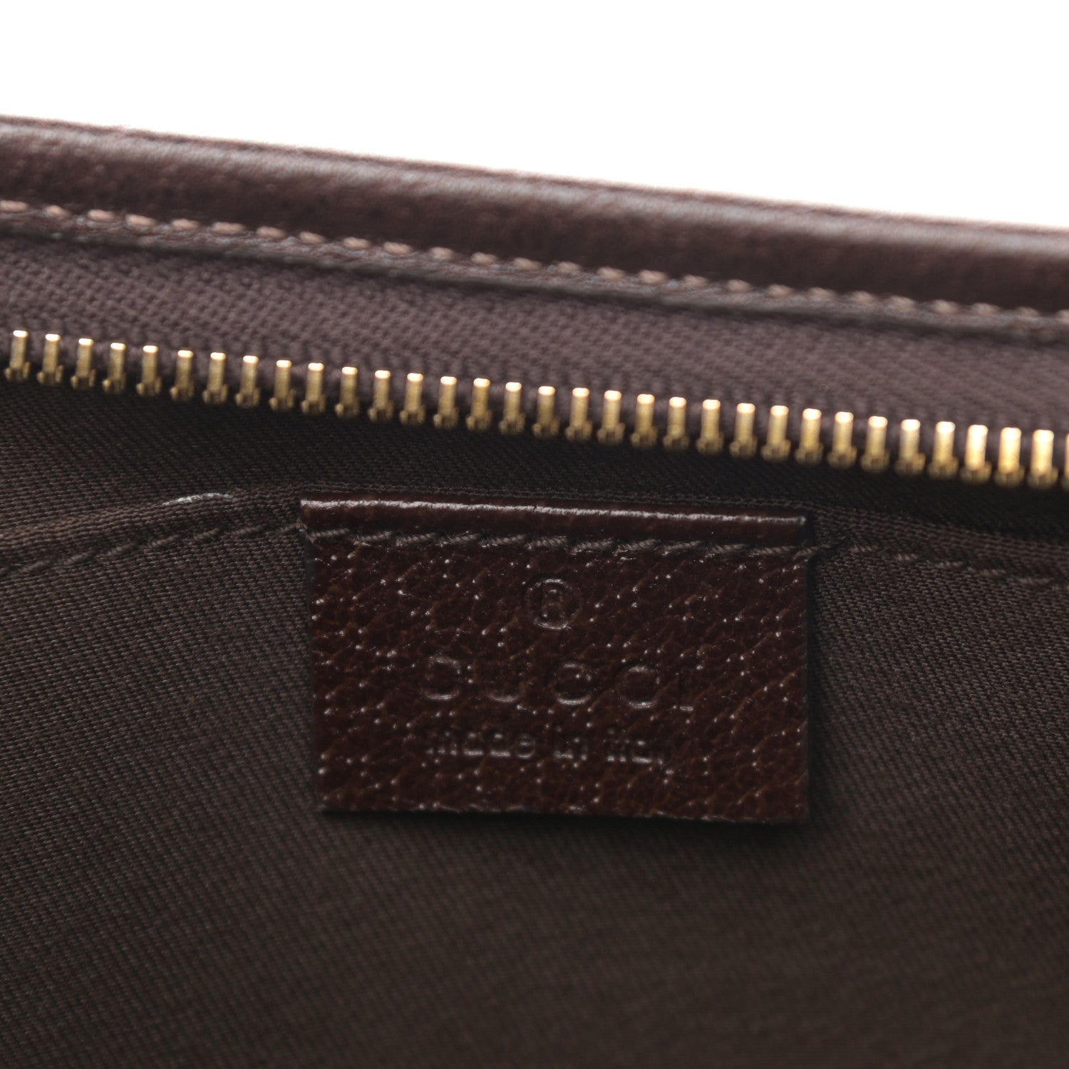 Gucci Monogram D Ring Abbey Pochette Brown 5 of 11