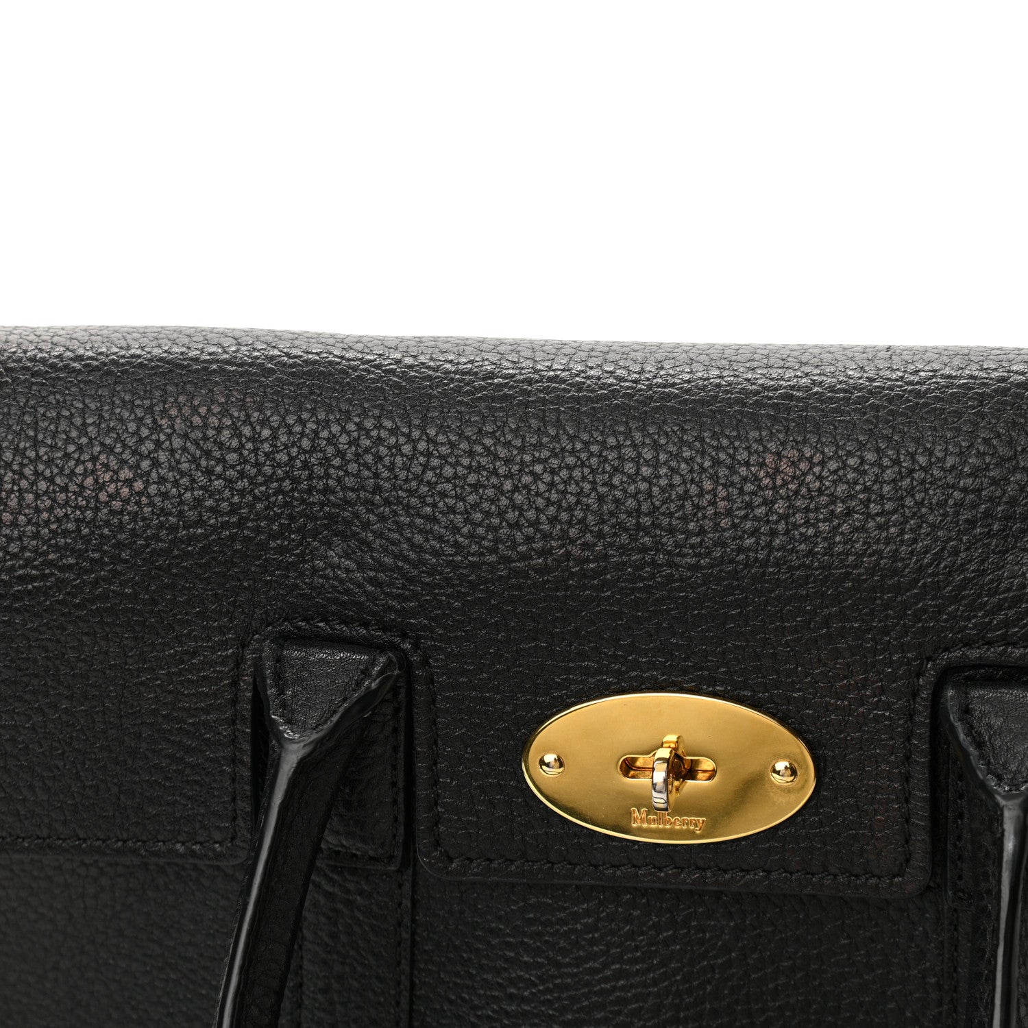 Mulberry Small Classic Grain Bayswater Black 19 of 21
